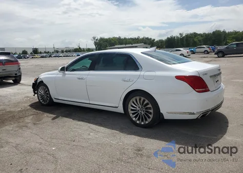 2017 Genesis G90 Premium z USA, uszkodzony, nr VIN KMHG34JA3HU032378